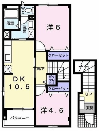 ファミィーユIIの物件間取画像